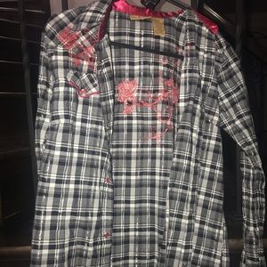 red & black flannel